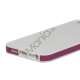 Plastic & TPU Hybrid Bumper Ramme Case til iPhone 5 - Lilla / Hvid