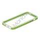 Plastic & TPU Hybrid Bumper Ramme Case til iPhone 5 - Grøn / Hvid