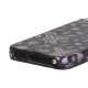 Violette blomster Snap-on Hard Case iPhone 5 cover