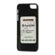 Premium Blankt Hard Back Case iPhone 5 cover - Sort