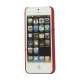 Premium Blankt Hard Back Case iPhone 5 cover - Rød