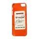 Premium Blankt Hard Back Case iPhone 5 cover - Orange