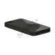 S Formet TPU Gele Case Cover til iPhone 5 - Sort