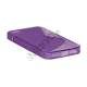 S Formet TPU Gele Case Cover til iPhone 5 - Lilla