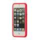 Lodrette striber TPU Gel Case til iPhone 5