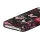Butterfly Flora TPU Gele Case Cover til iPhone 5