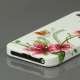 Fersken Blomst iPhone 5 TPU Gele Case