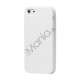Dobbelt For- og bagside TPU Gel Case iPhone 5 cover - Hvid