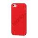 Dobbelt For- og bagside iPhone 5 TPU Gel Case Cover - Rød