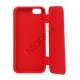 Dobbelt For- og bagside iPhone 5 TPU Gel Case Cover - Rød