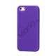 Dobbelt For- og bagside TPU Gel Case iPhone 5 cover - Lilla