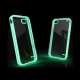 Selvlysende glitrende Powder Plastic & TPU Combo Case iPhone 5 cover - Sort