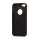 Anti-slip Bølge TPU Case iPhone 5 cover - Sort