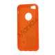 Anti-slip Bølge TPU Case iPhone 5 cover - Orange