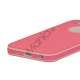 Hvid-kantede Frosted Gel TPU Case iPhone 5 cover - Pink
