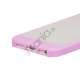 Mat Plastic & TPU Combo Cover Case til iPhone 5 - Light Lilla