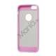 Mat Plastic & TPU Combo Cover Case til iPhone 5 - Light Lilla