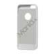 Mat Plastic & TPU Combo Cover Case til iPhone 5 - Hvid