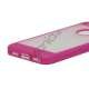 Mat Plastic & TPU Combo Cover Case til iPhone 5 - Lilla