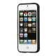 Cube Square TPU Cover Case til iPhone 5 - Sort