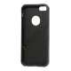 Cube Square TPU Cover Case til iPhone 5 - Sort