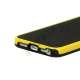 Cube Square TPU Cover Case til iPhone 5 - Gul