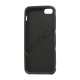 Anti-slip Fodbold Mønster TPU Gel Case iPhone 5 cover - Sort