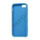 Anti-slip Fodbold Mønster TPU Case iPhone 5 cover - Baby Blå