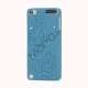 3D Præget Hult Smukke Blomster Hard Back Skin Case til iPod Touch 5 - Blå