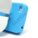 iPhone 4 4S 3D TPU Cover Med Englevinger - Blå