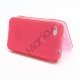 Dobbelt iPhone 4 4S TPU Cover - Gennemsigtig Rød