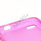 Dobbelt iPhone 4 4S TPU Cover - Gennemsigtig Pink