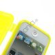 Dobbelt iPhone 4 4S TPU Cover - Gennemsigtig Gul