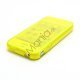 Dobbelt iPhone 4 4S TPU Cover - Gennemsigtig Gul