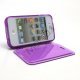 Dobbelt iPhone 4 4S TPU Cover - Gennemsigtig Lilla