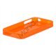 Blankt gennemsigtigt iPhone 4 cover (TPU) - Gennemsigtig Orange