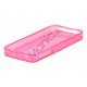 Blankt gennemsigtigt iPhone 4 cover (TPU) - Gennemsigtig Pink