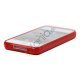 Ternet iPhone 4 4S TPU Cover - Rød