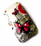 Luxus iPhone 3GS cover med sommerfugle