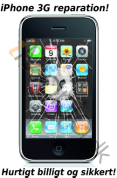Udskiftning af iPhone 3G display, kun LCD