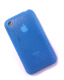 iPhone 3G 3GS cover i silikone med camouflagemønster, blå