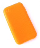 iPhone 3G 3GS cover i silikone med camouflagemønster, orange