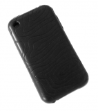 iPhone 3G 3GS cover i silikone med camouflagemønster, sort