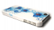 Lux iPhone 4 cover med blå blomster