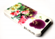 Lux iPhone 4 cover med blomster