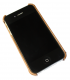 Lux iPhone 4 cover med udskæringer i rustbrun
