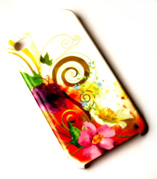 Lux iPhone 4 cover med vilde blomster