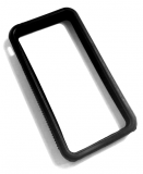 iPhone 4 bumper sort silikone