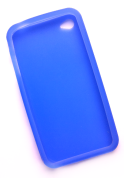 Silikonecover til iPhone 4, blå