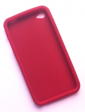 Silikonecover til iPhone 4, Bourdeaux-rød